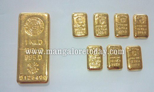 smuggling gold...